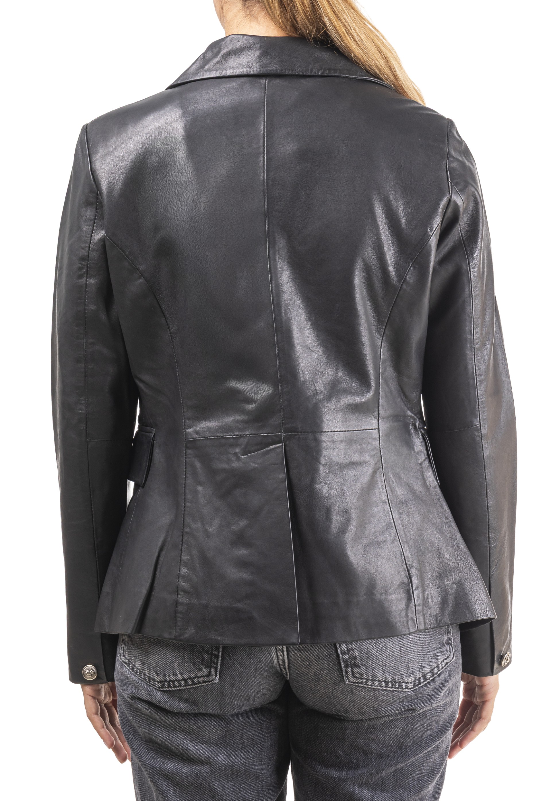 Blazer em pele Jasmim