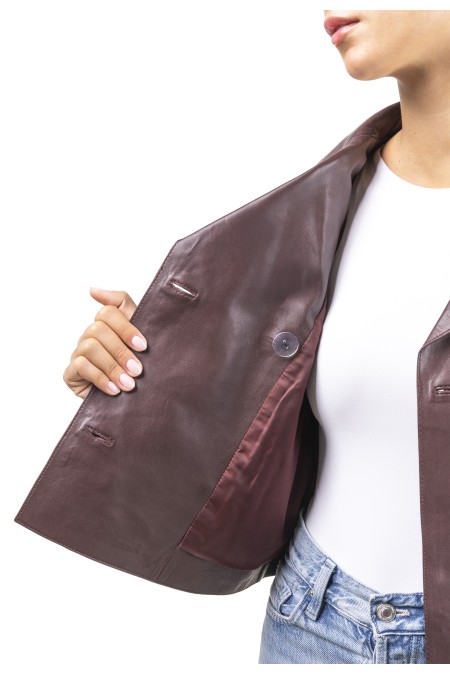 Gabardine em pele Rosrio