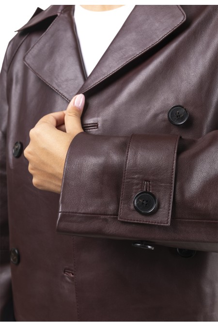 Gabardine em pele Rosrio