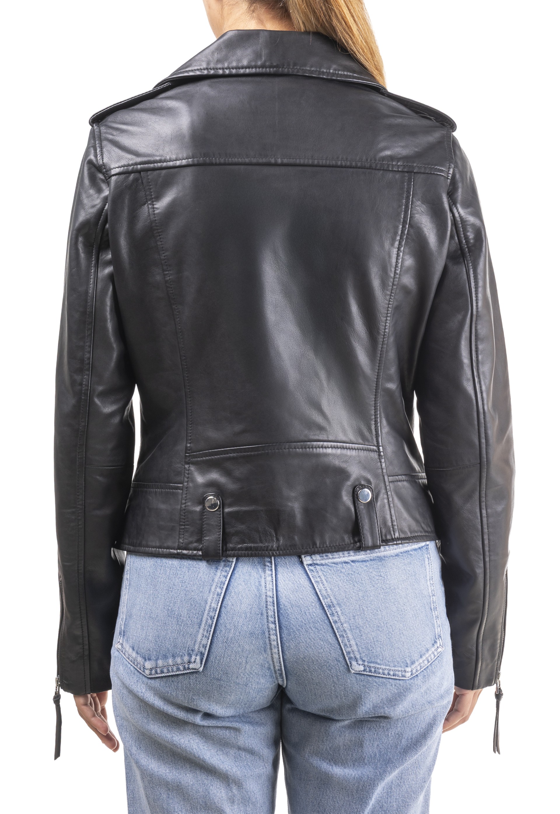 Blusão em pele Violeta