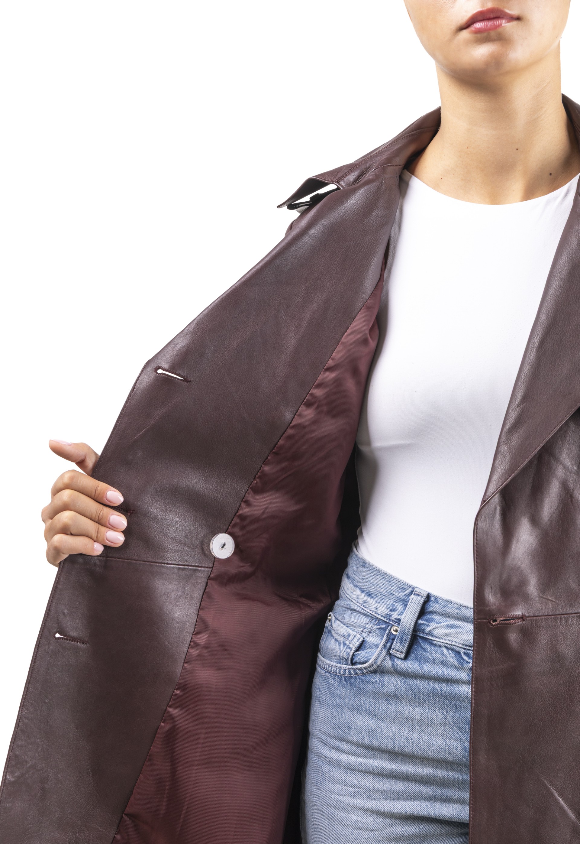 Gabardine em pele Lurdes