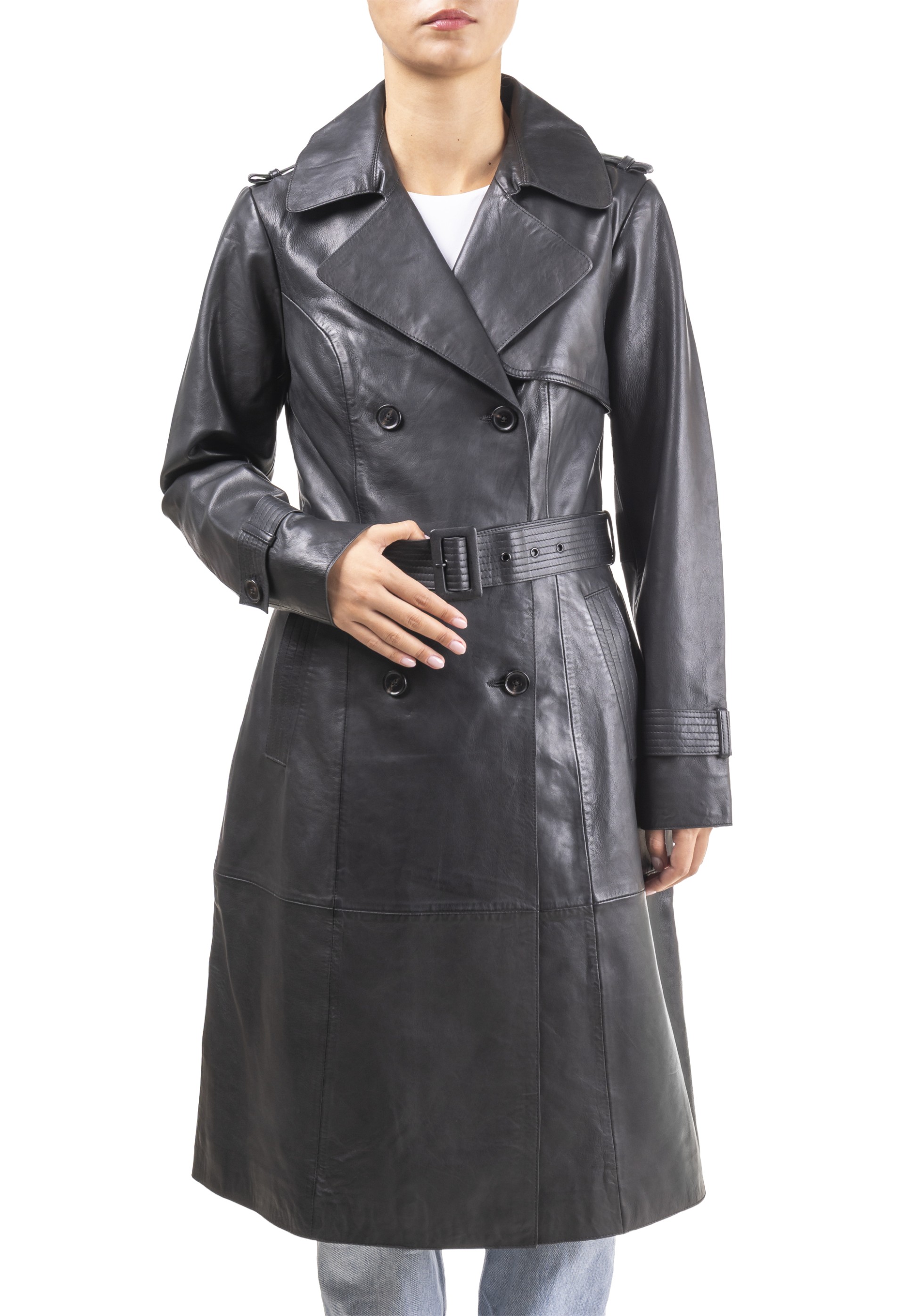 Gabardine em pele Lurdes