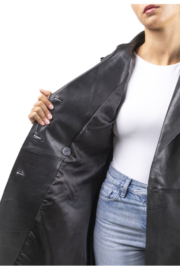 Gabardine em pele Lurdes