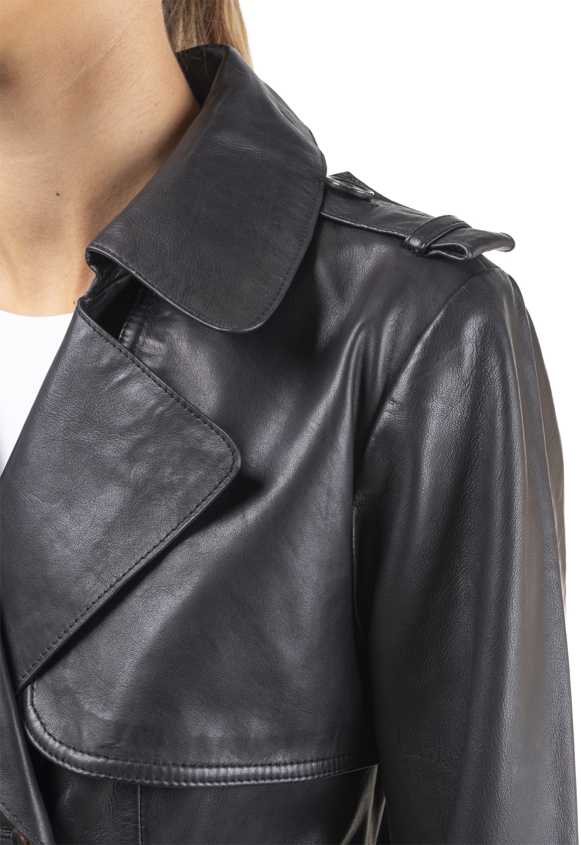 Gabardine em pele Lurdes