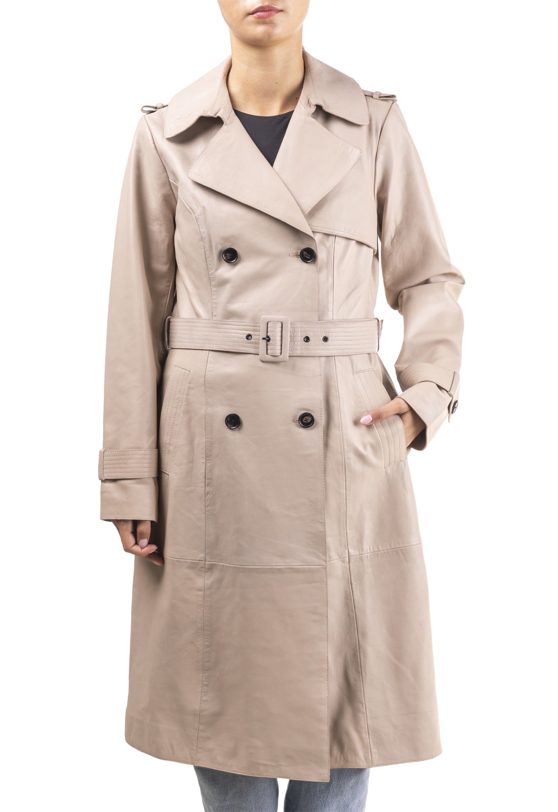 Gabardine em pele Lurdes