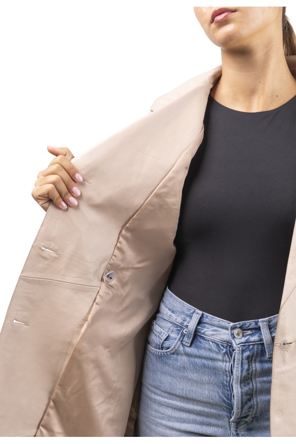 Gabardine em pele Lurdes