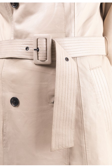 Gabardine em pele Lurdes