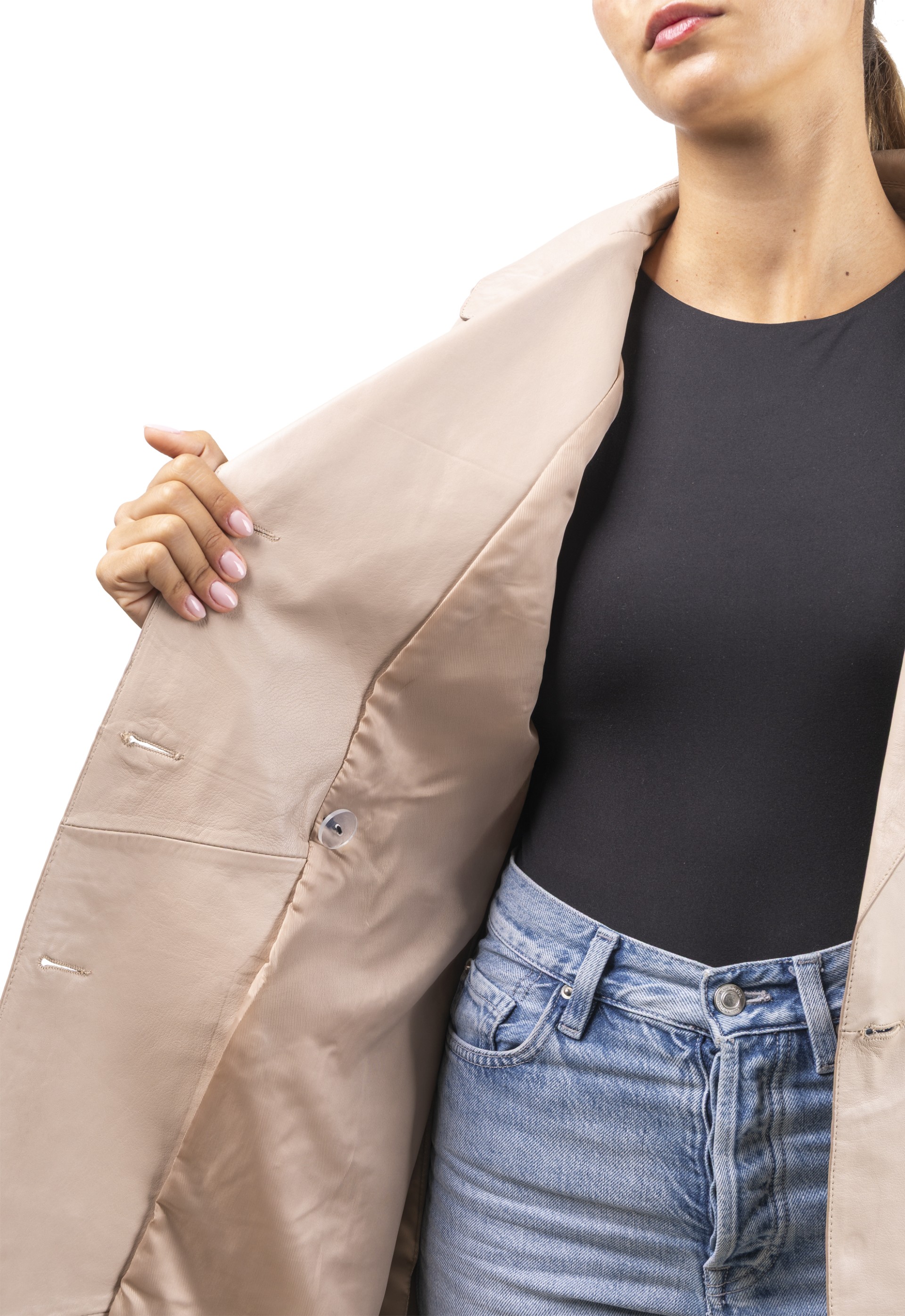 Gabardine em pele Lurdes