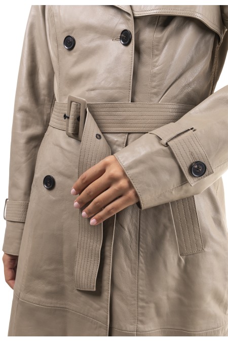 Gabardine em pele Lurdes