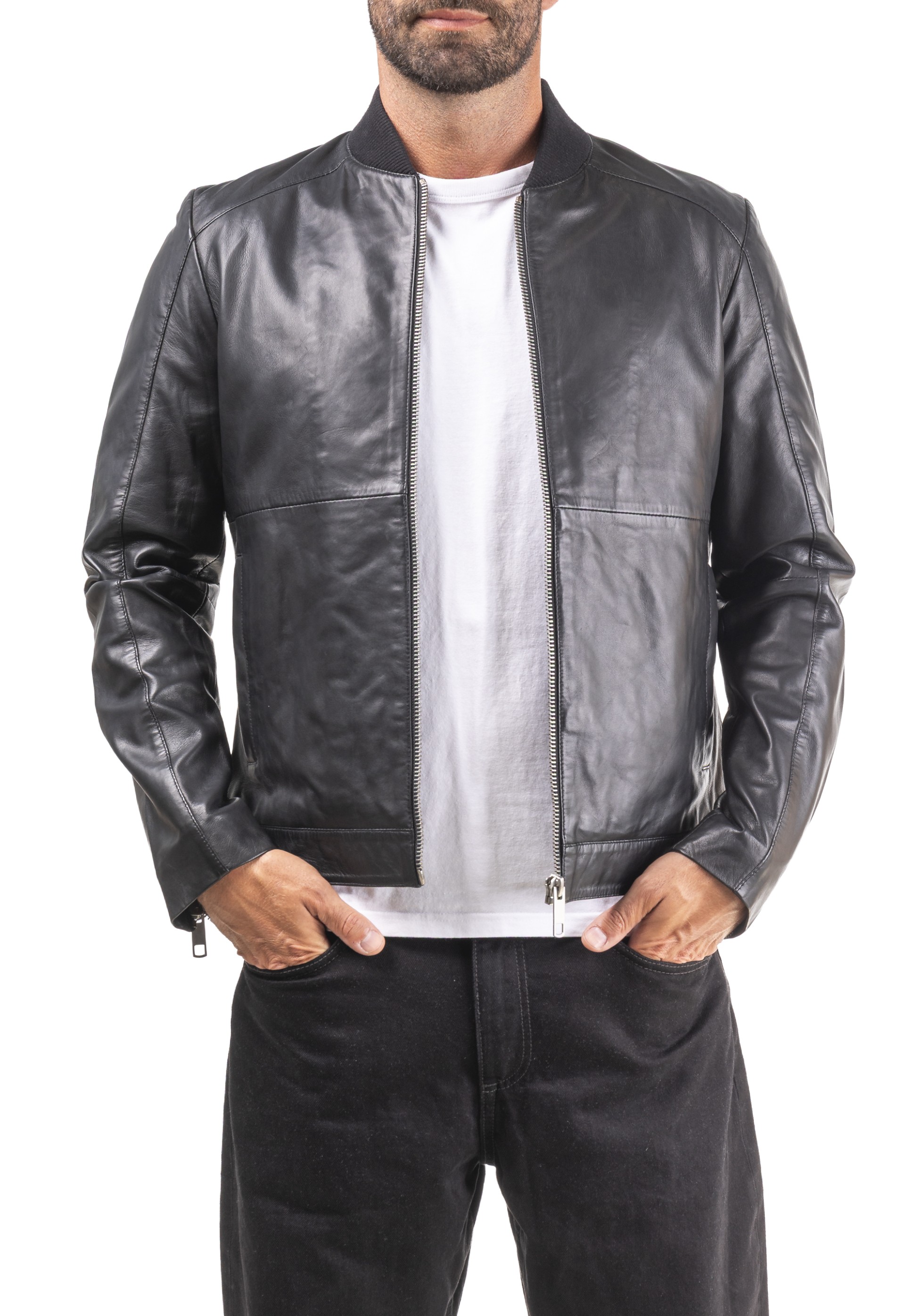 Blusão em pele Adérito