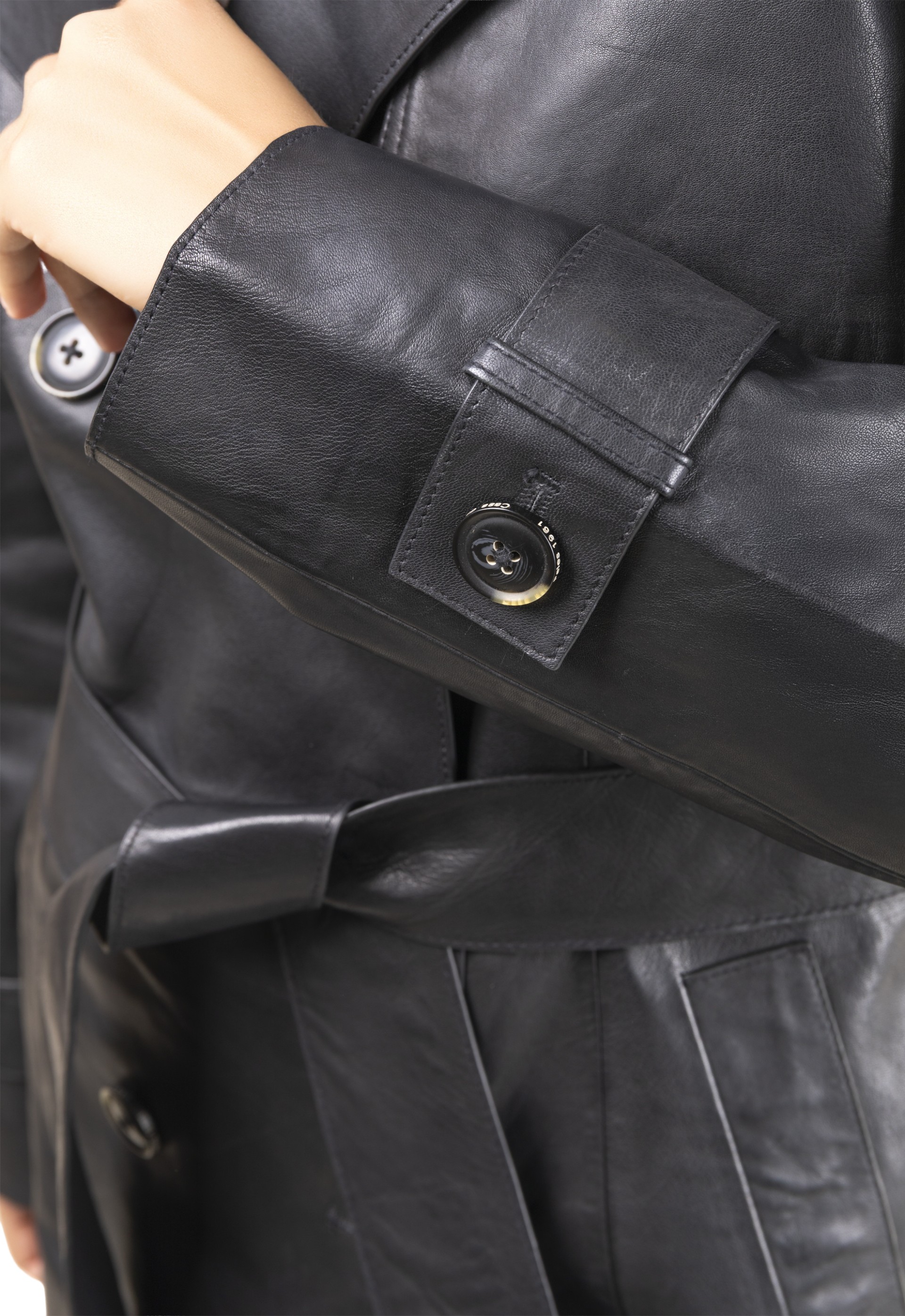 Gabardine em pele Sandra