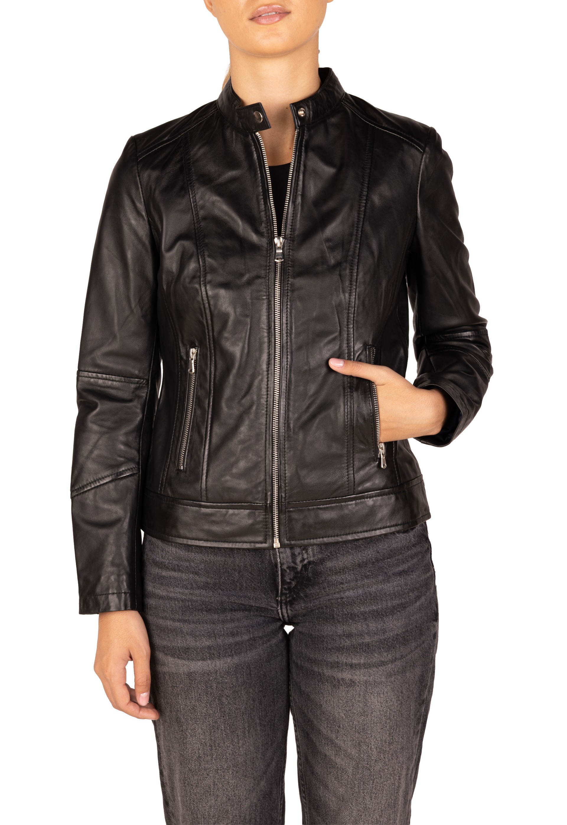 Blusão em pele Melícia