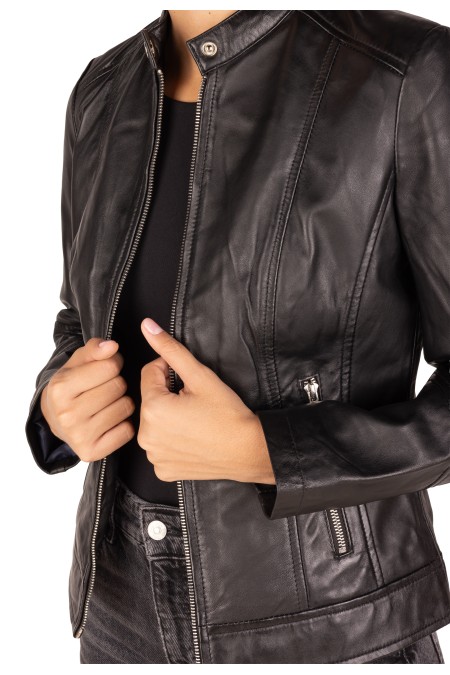 Bluso em pele Melcia