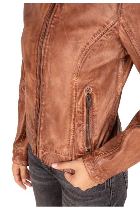 Bluso em pele Petnia