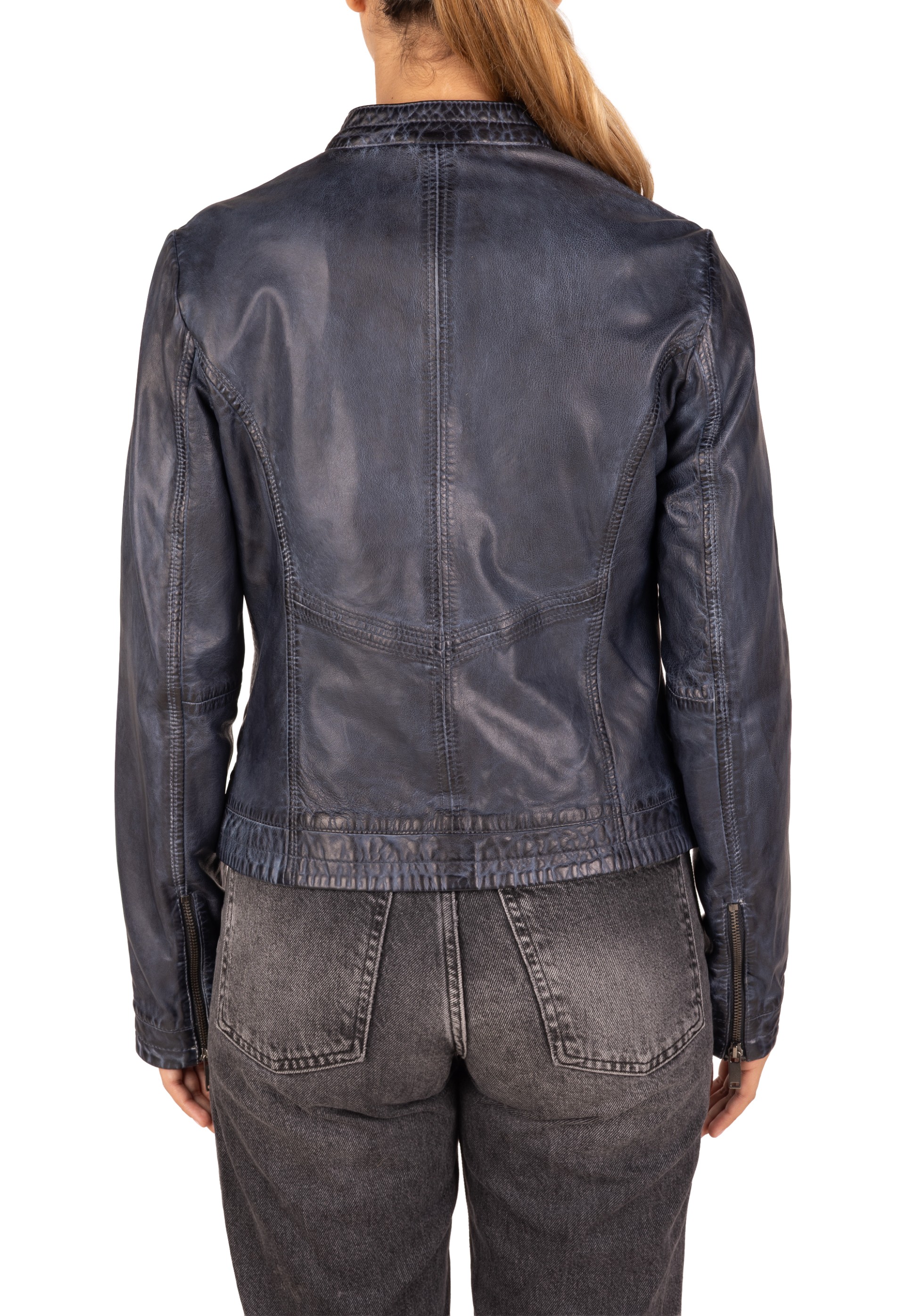 Blusão em pele Petúnia