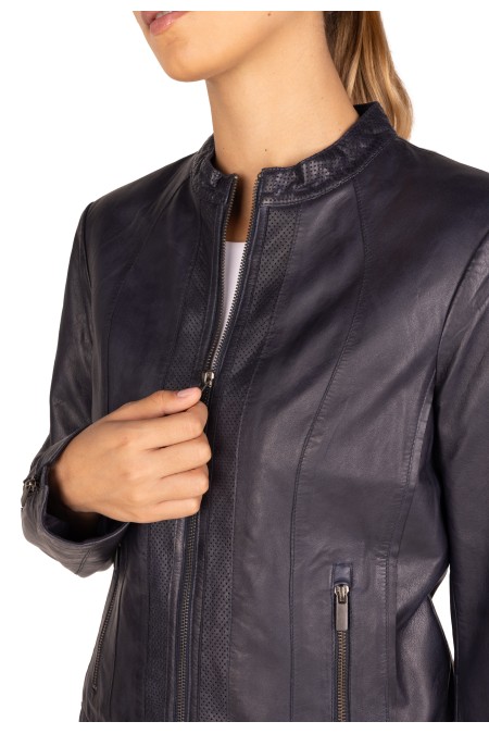 Bluso em pele Stefanie