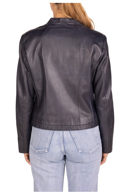 Bluso em pele Stefanie