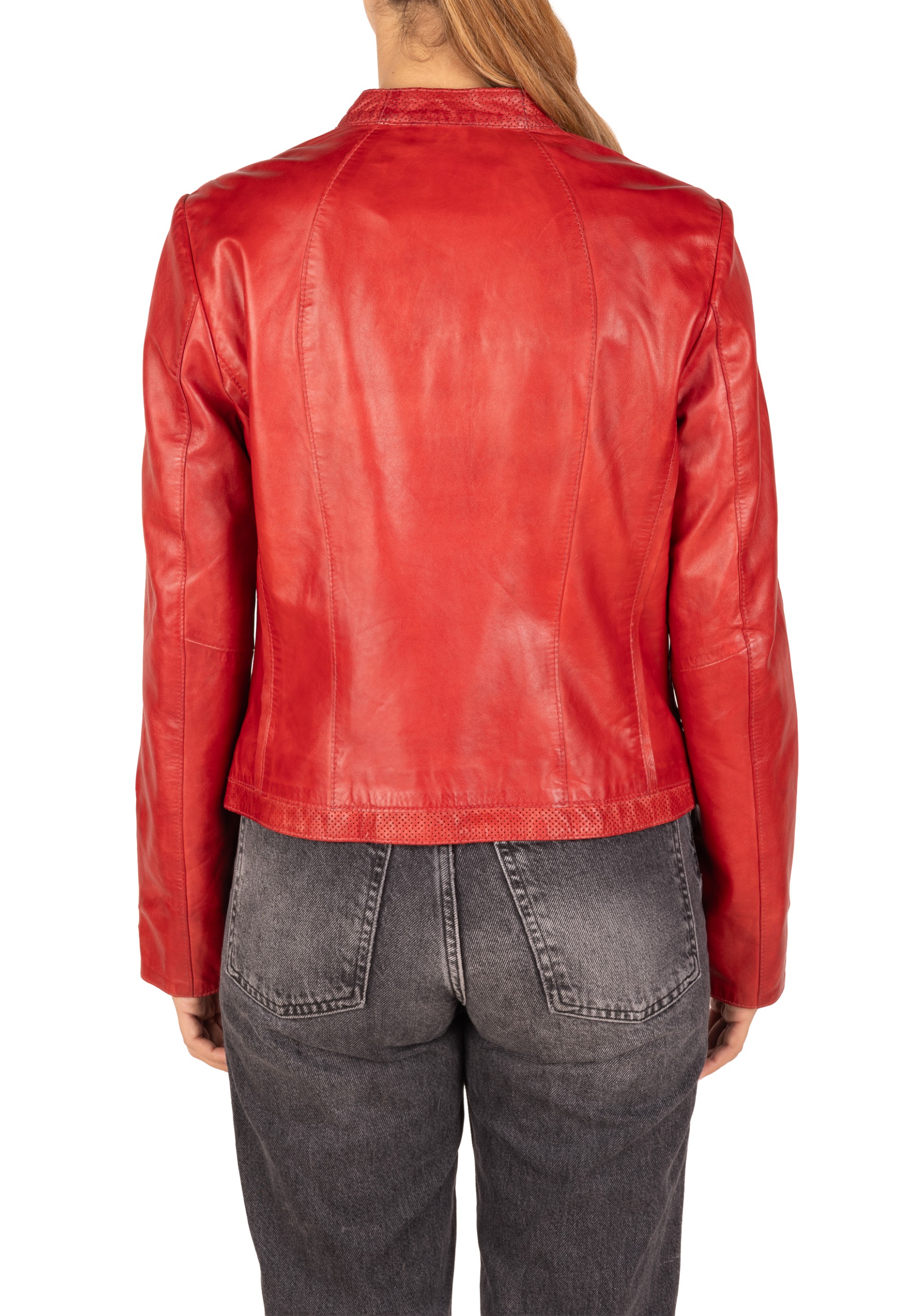 Blusão em pele Stefanie