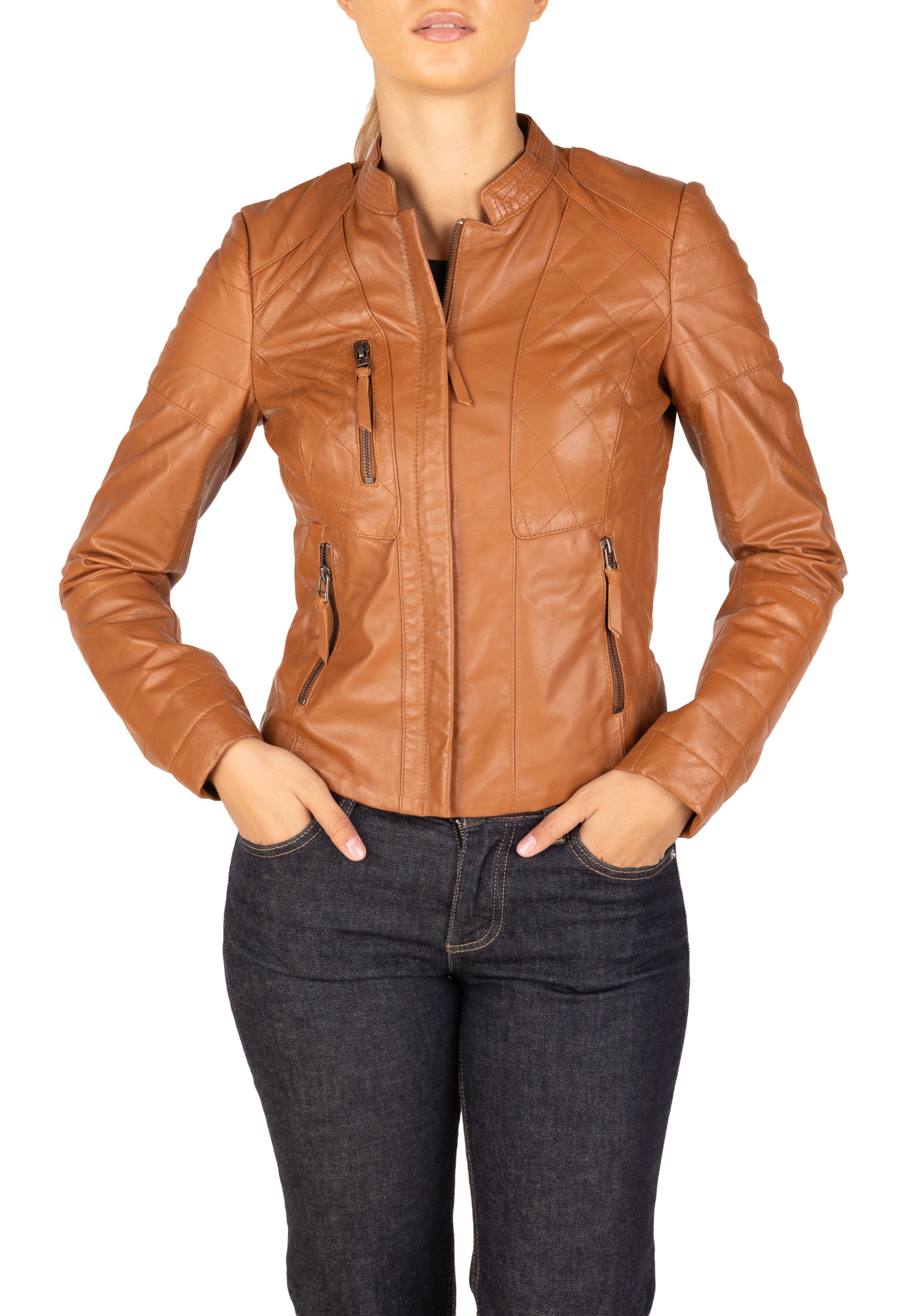 Blusão em pele Rita