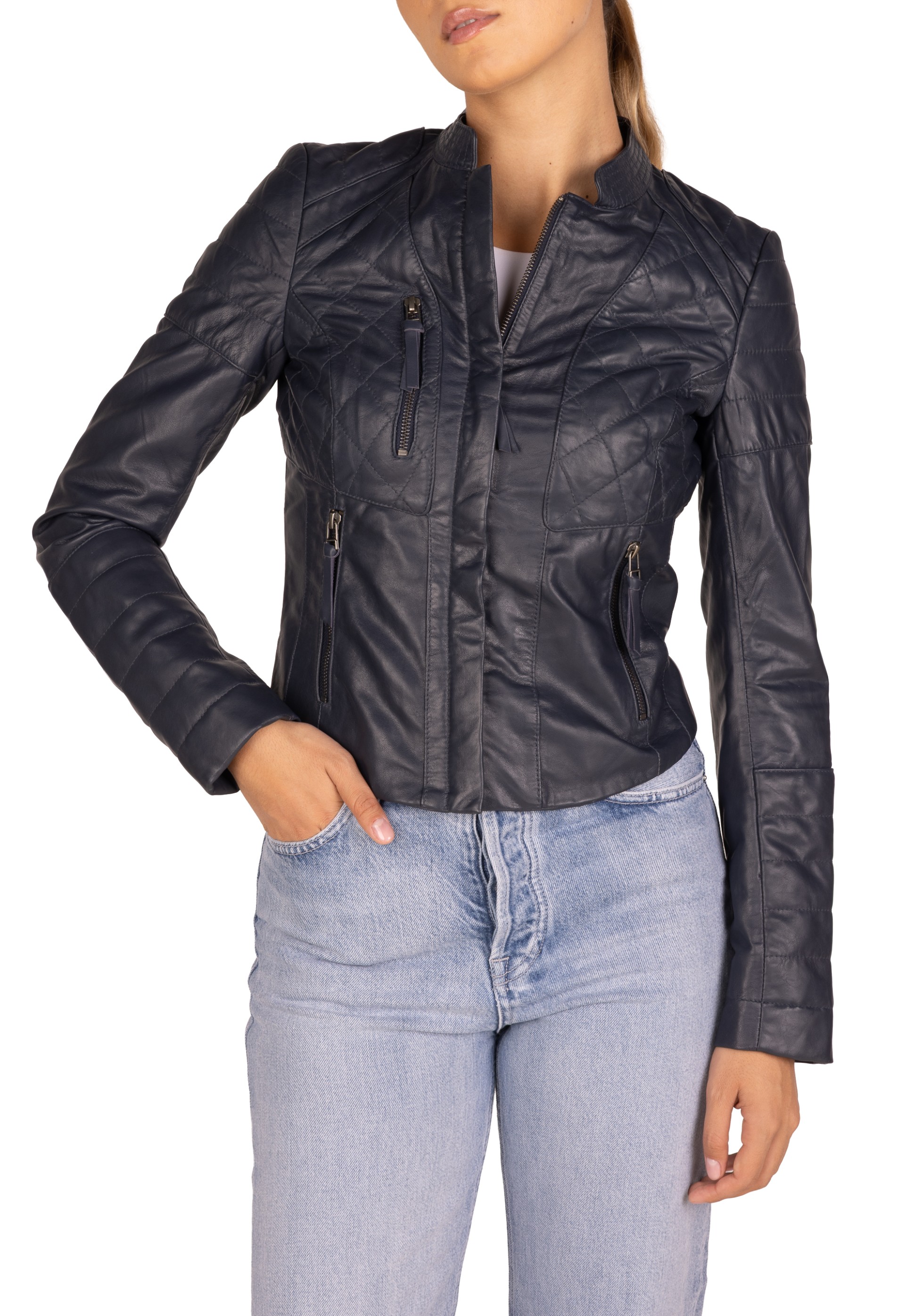 Blusão em pele Rita