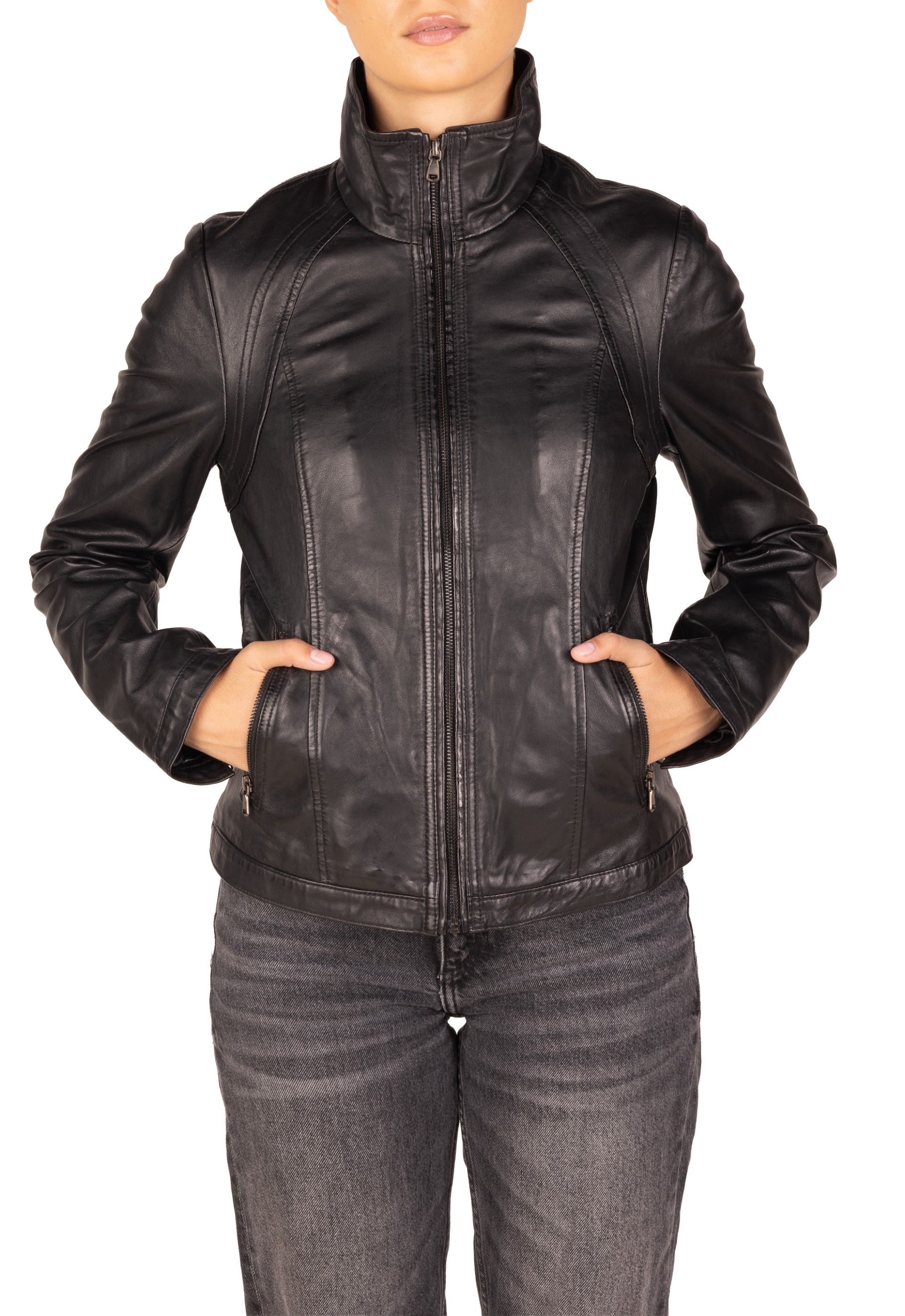 Blusão em pele Luana