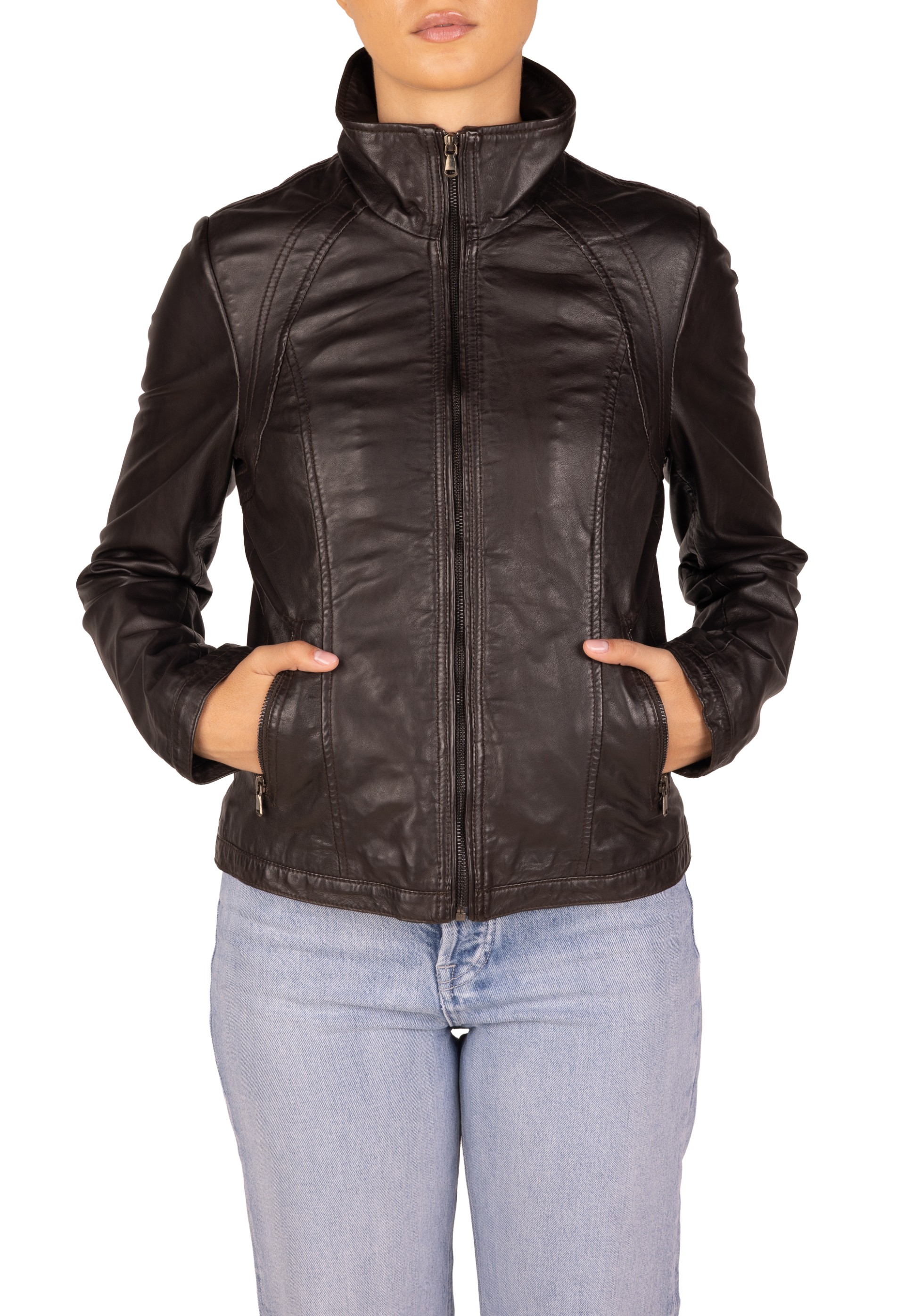 Blusão em pele Luana