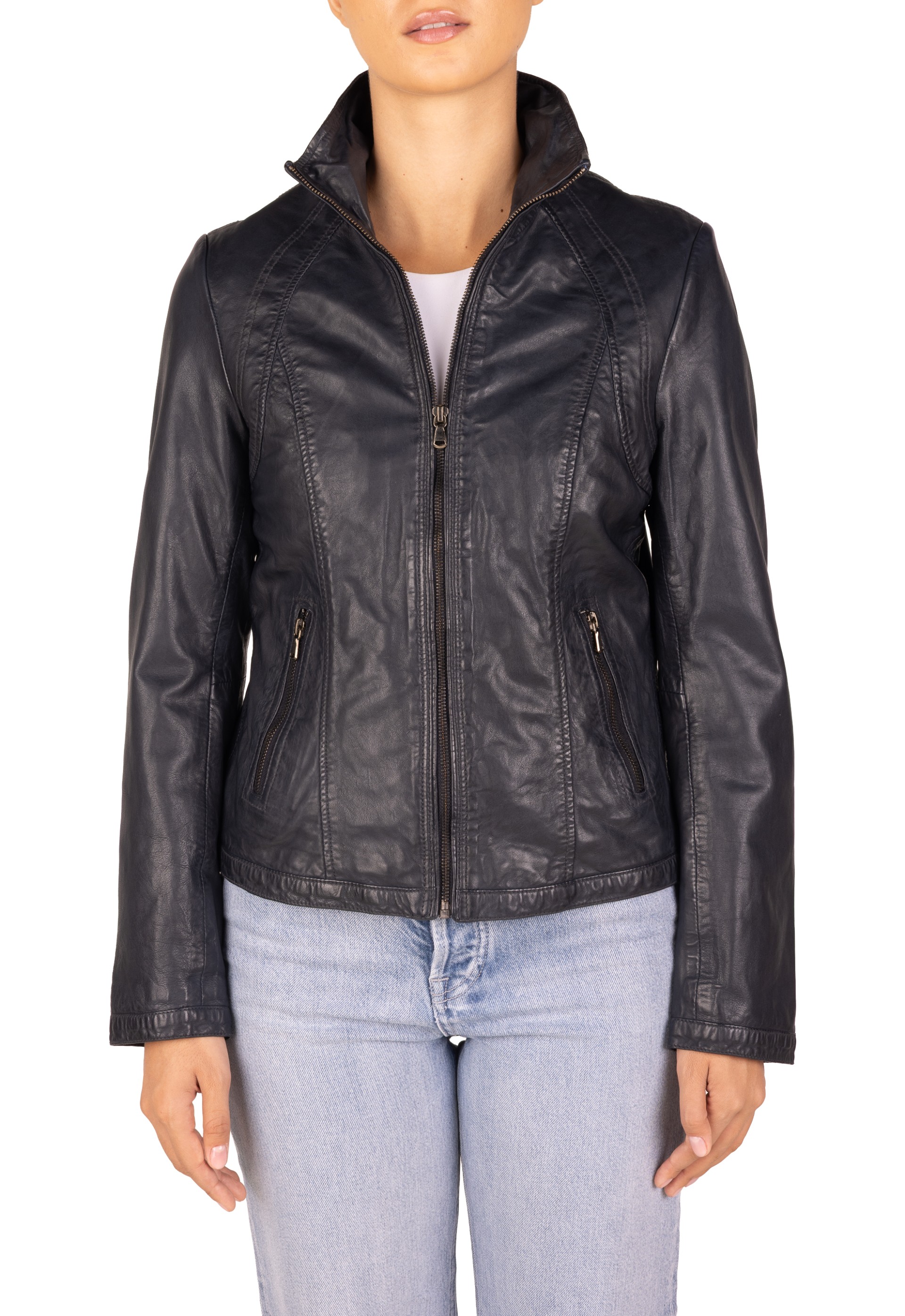 Blusão em pele Luana