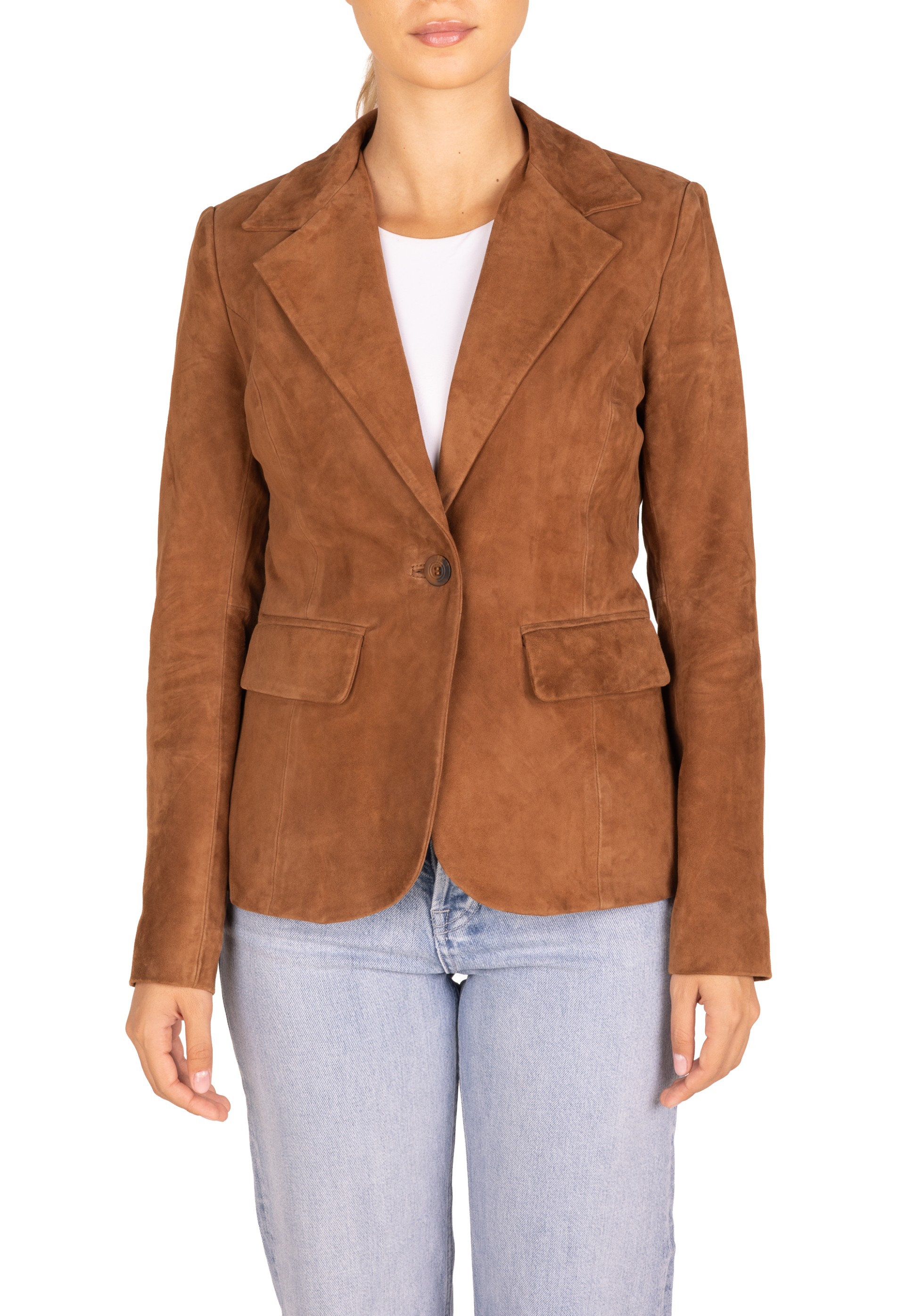 Blusão em pele Bruna