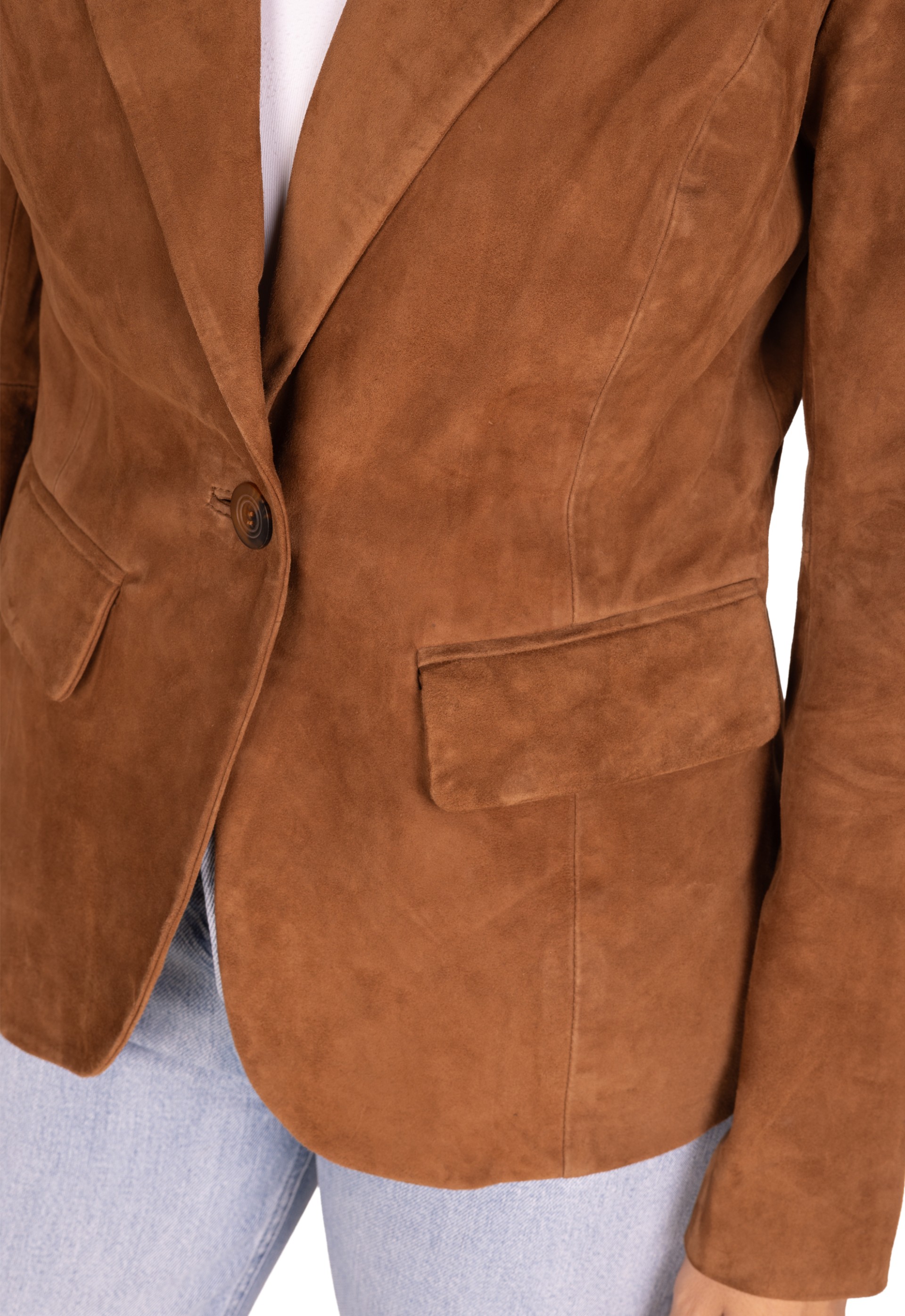 Blusão em pele Bruna