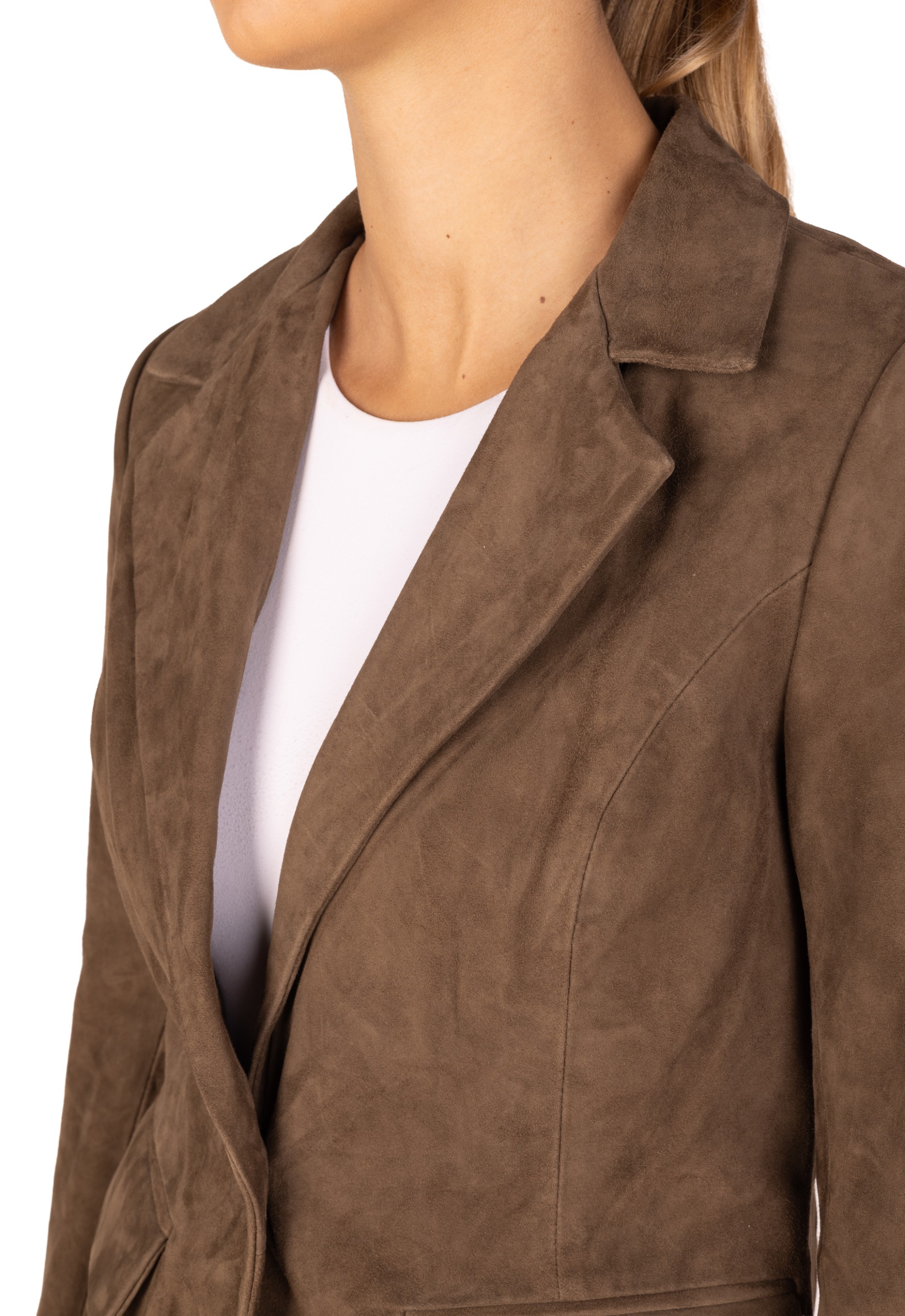 Blusão em pele Bruna