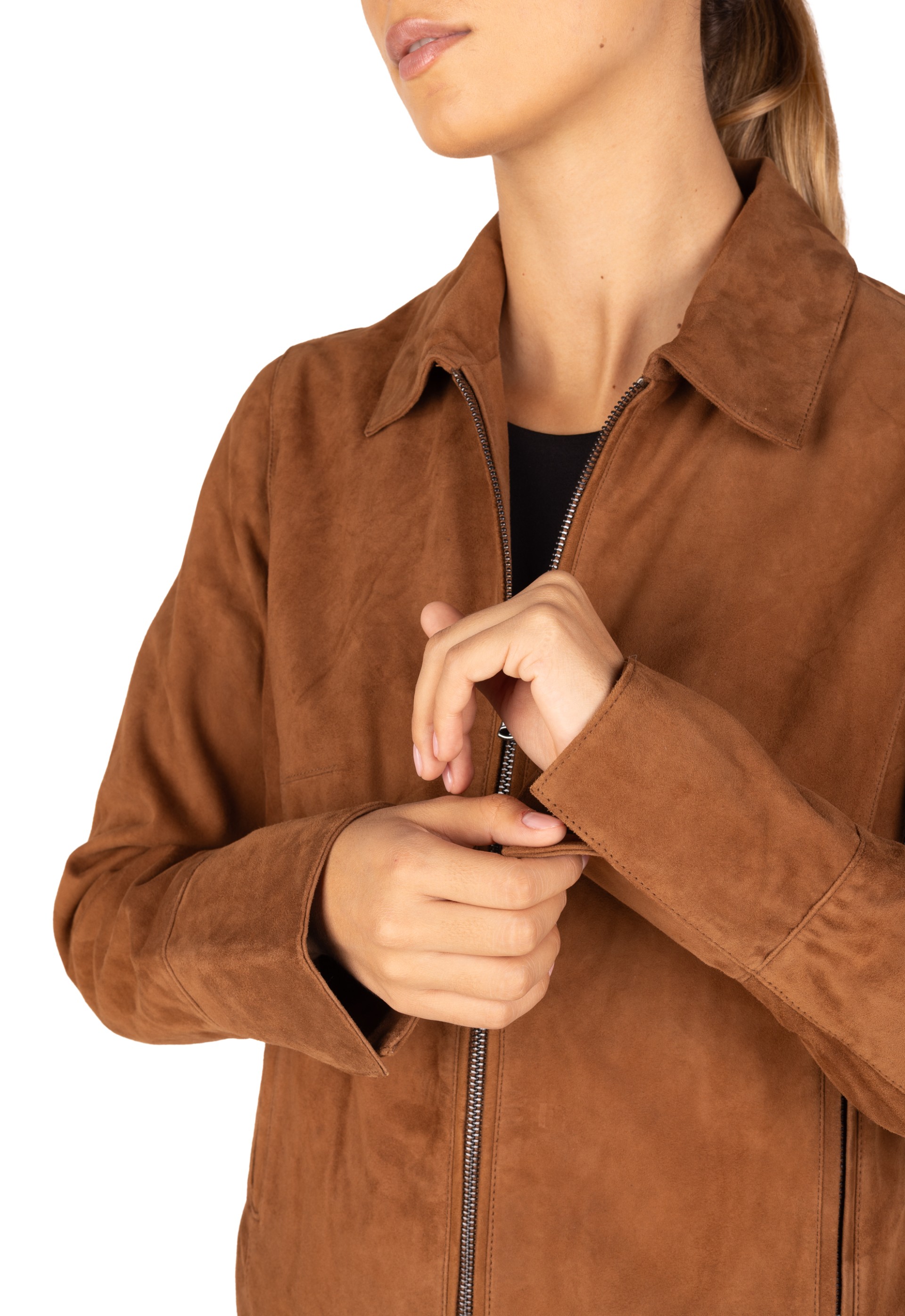 Blusão em pele Brunete