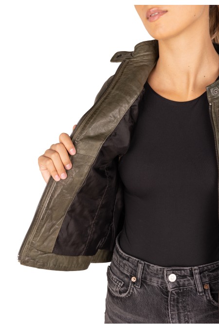 Bluso em pele Adriana