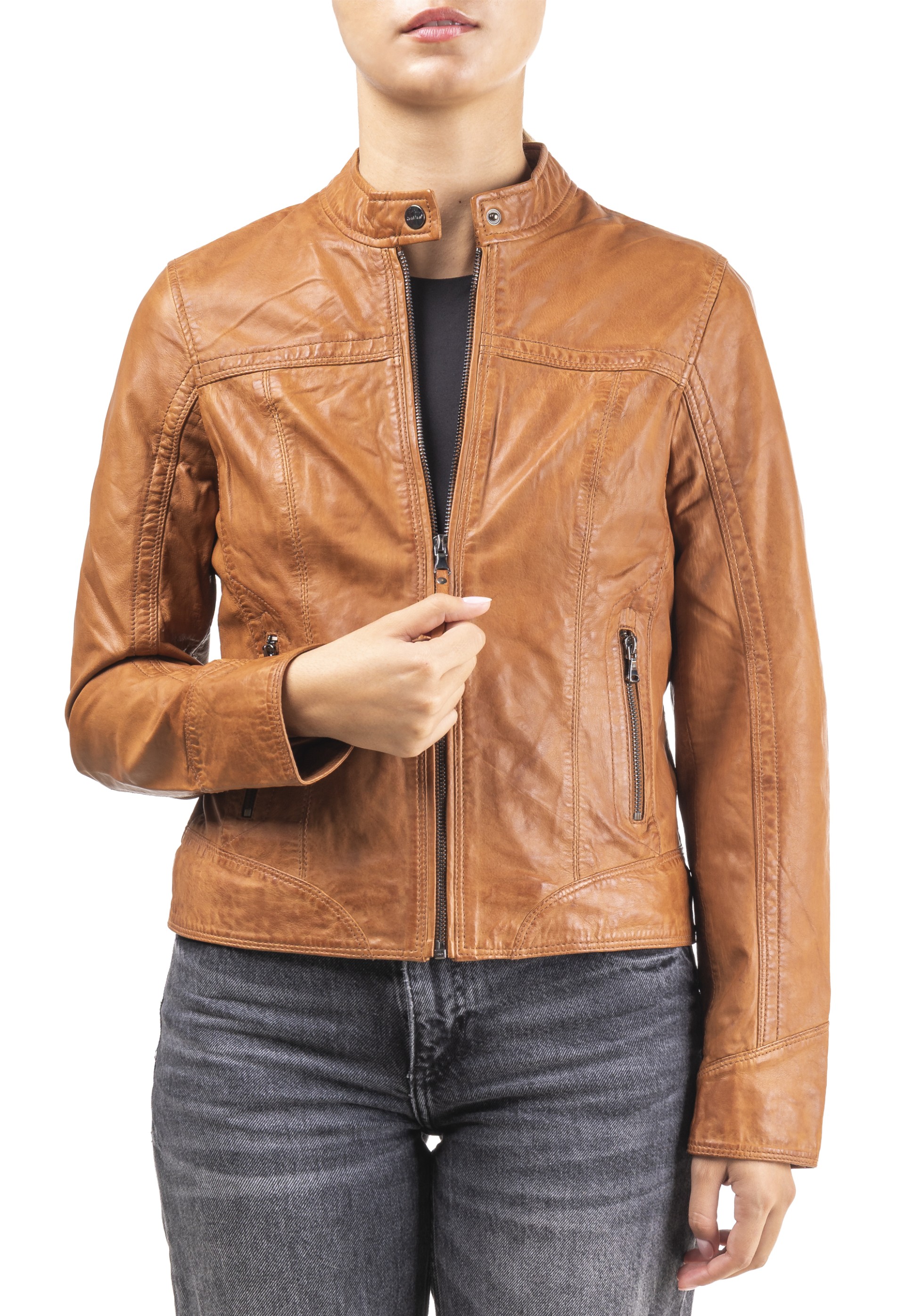 Blusão em pele Adriana