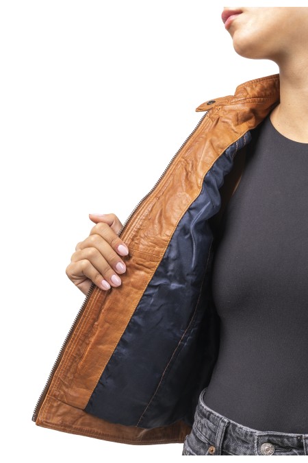 Bluso em pele Adriana