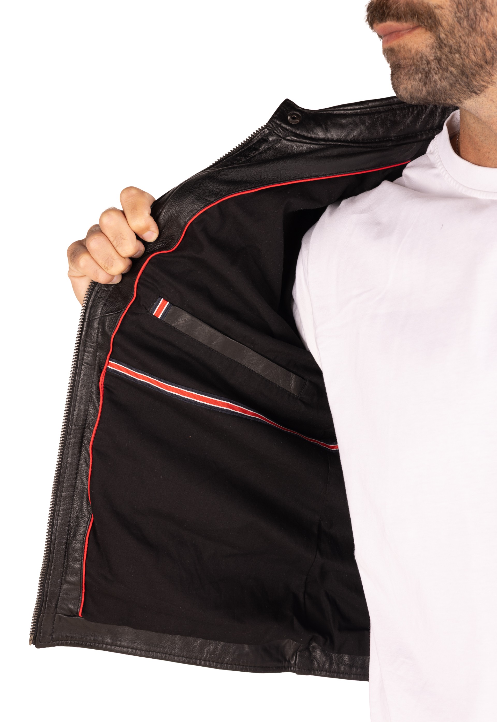 Blusão em pele Fausto