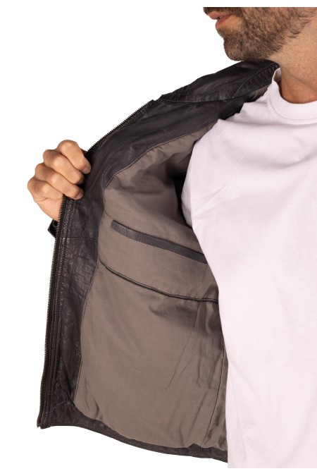 Bluso em pele Maverick