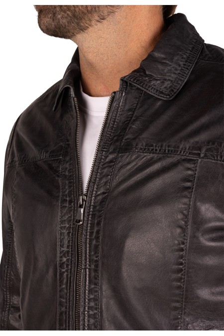 Bluso em pele Maverick