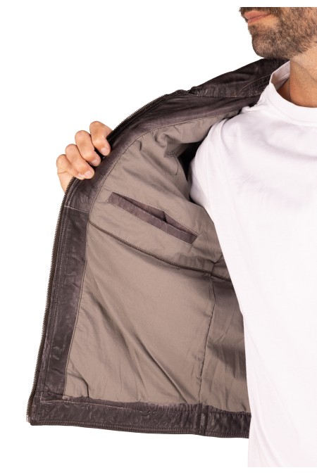 Bluso em pele Maverick