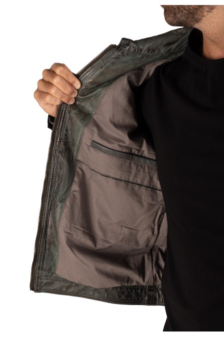 Bluso em pele Maverick