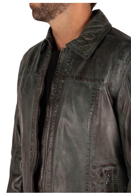 Bluso em pele Maverick