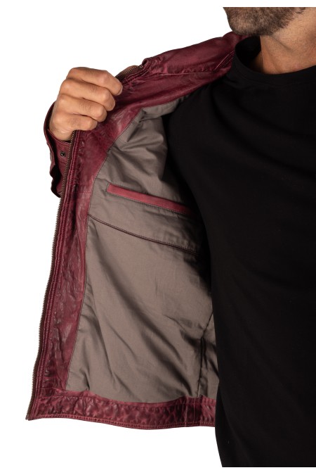 Bluso em pele Maverick