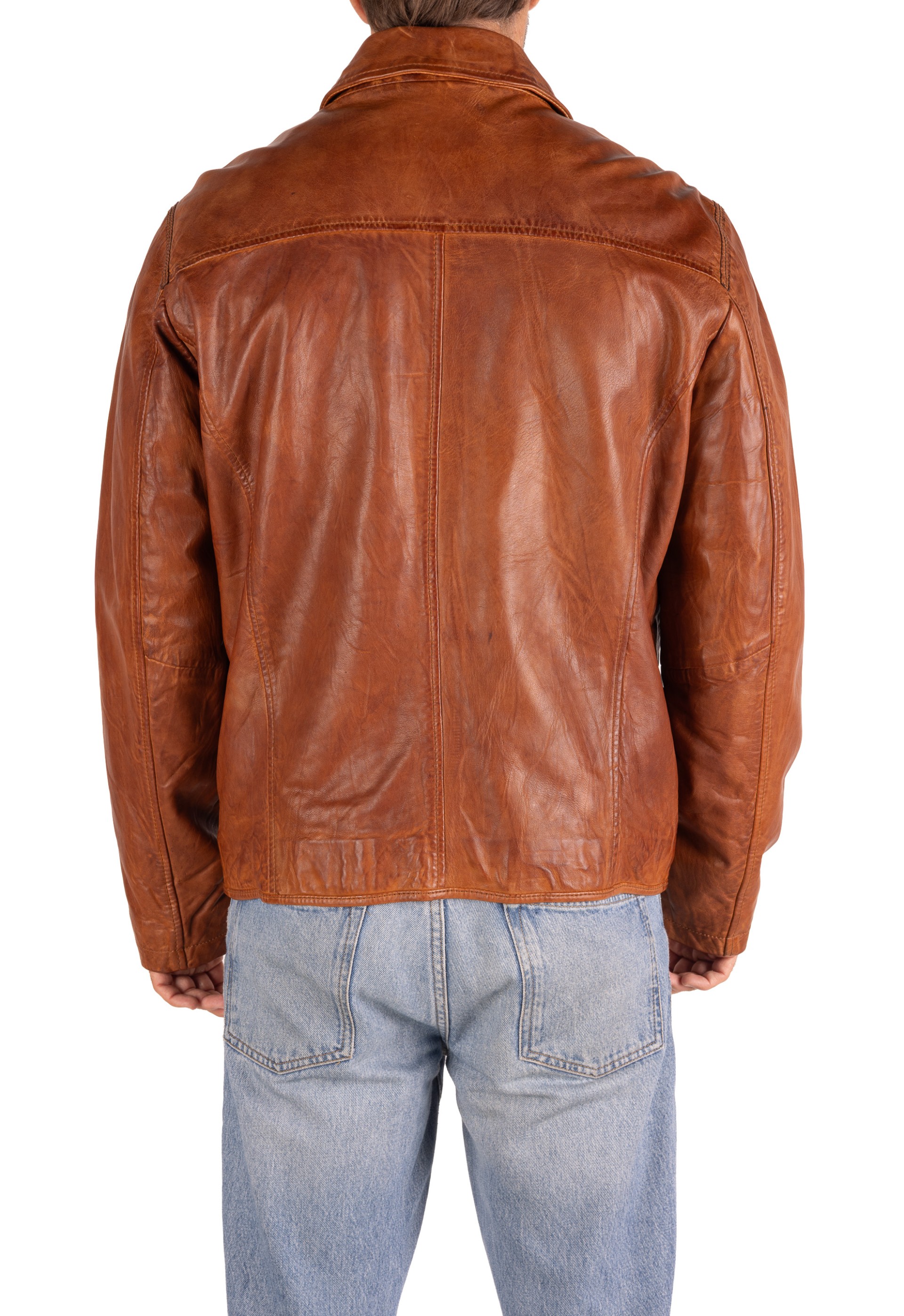 Blusão em pele Ambrósio