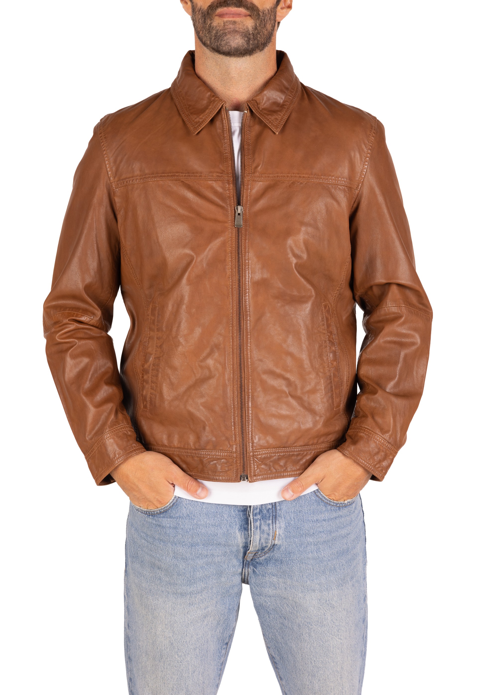 Blusão de pele Bernardo