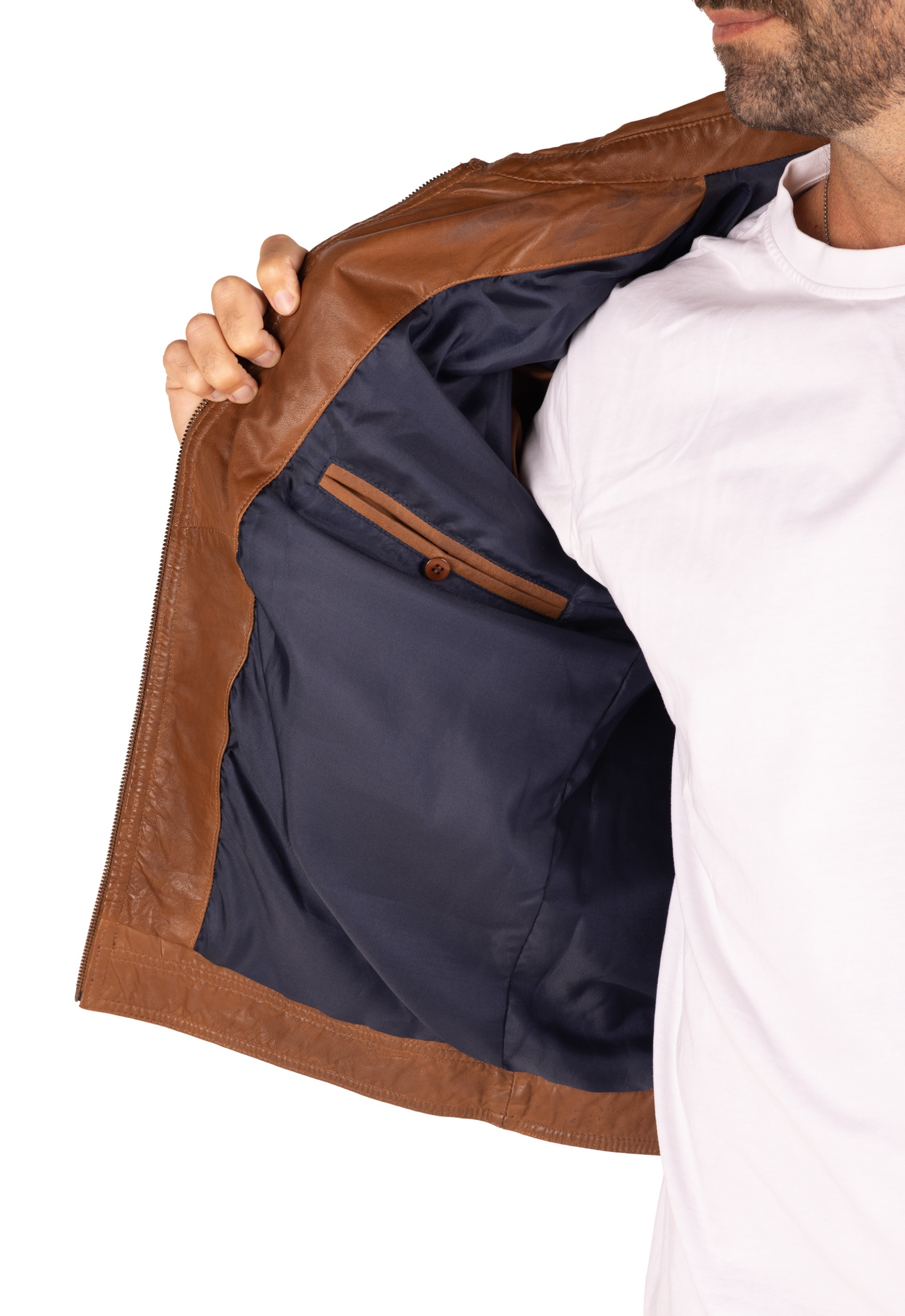 Blusão de pele Bernardo