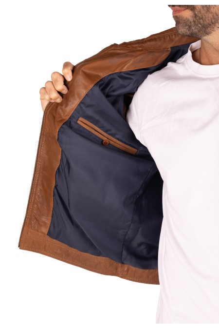 Bluso de pele Bernardo