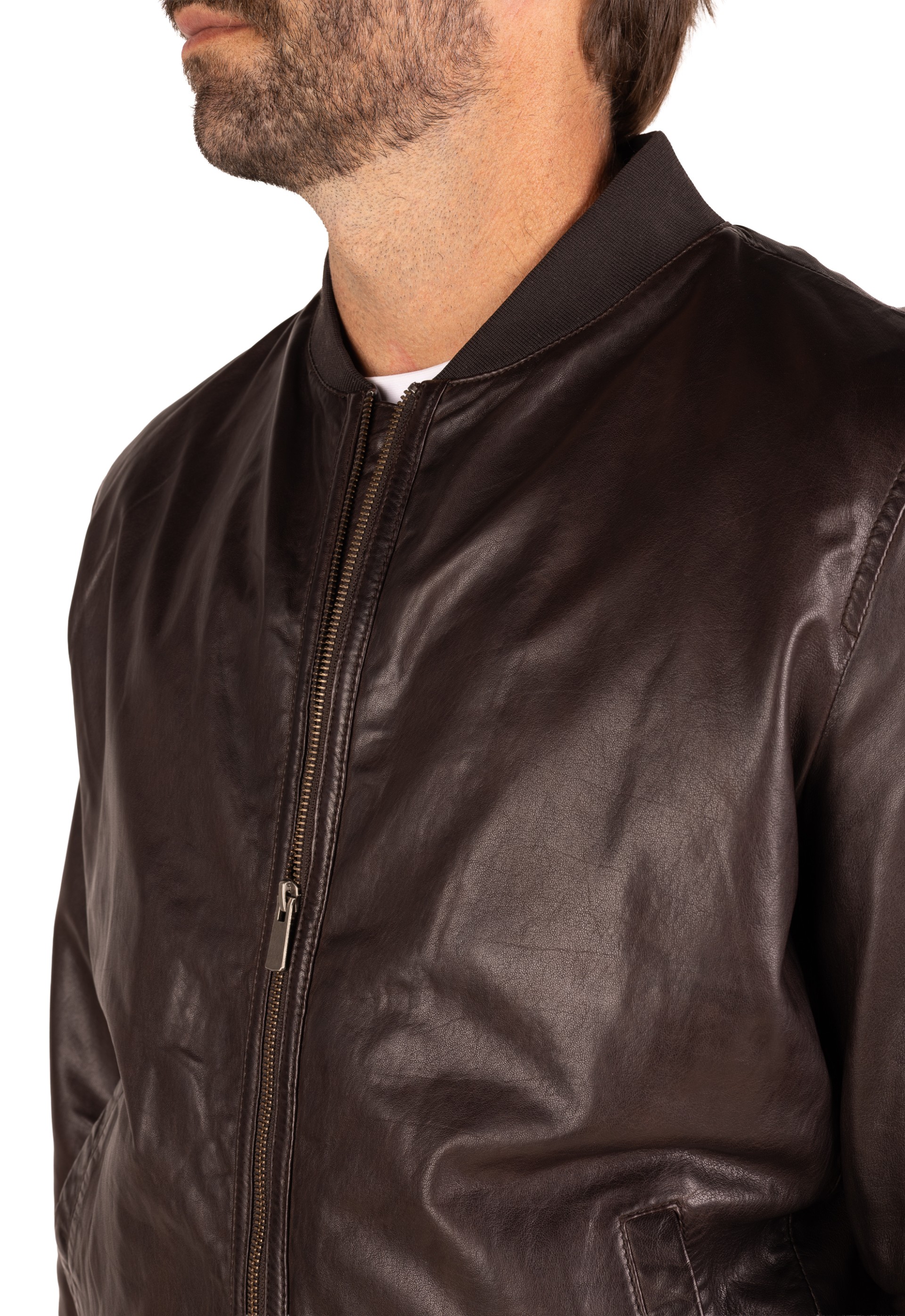 Blusão em pele Germano