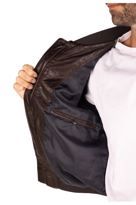 Bluso em pele Germano