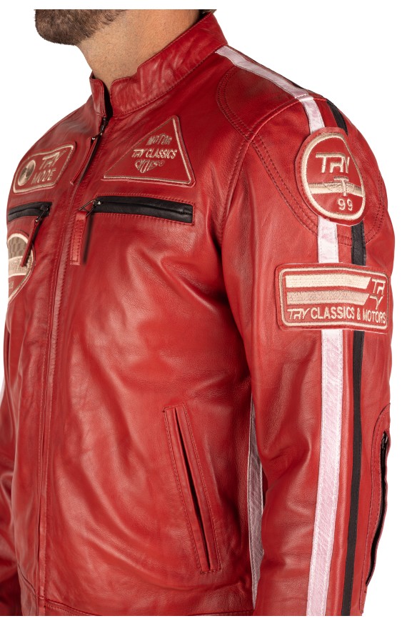 Blusão pele Racer Classic