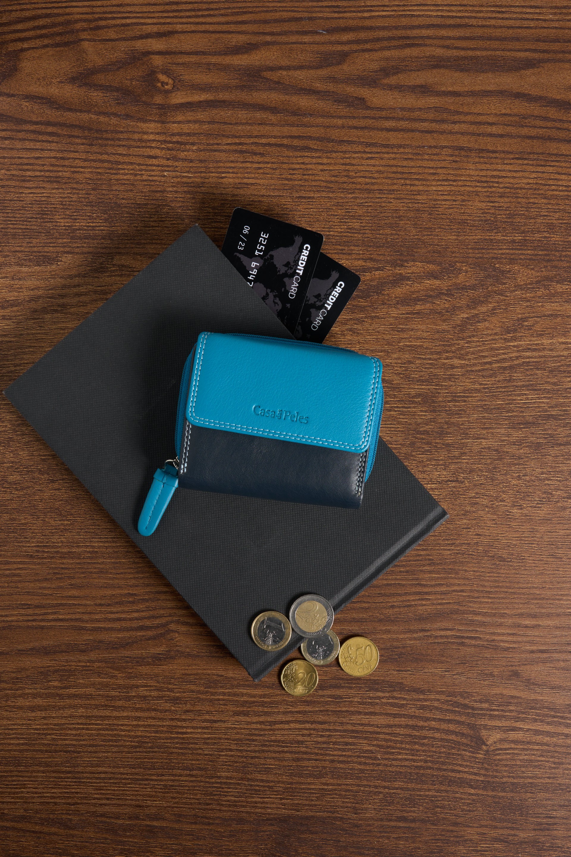 Carteira em pele 208ANK