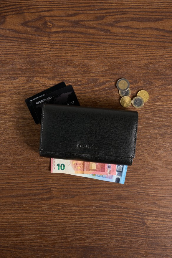 Carteira em pele  07107